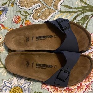 Birkenstock Dark Blue Slip-On Sandals